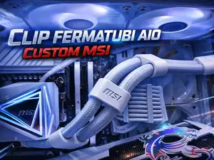 Clip fermatubi per dissipatore a liquido MSI CPU