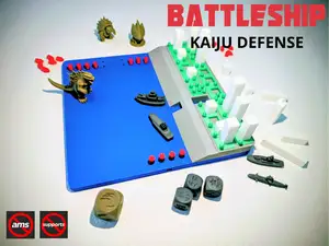 BATTLESHIP: KAIJU DEFENSE - board game toy