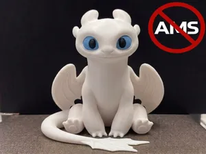 Light Fury - figurine (AMS version + NO AMS)