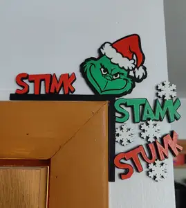 Grinch Stink Stank Stunk Door Trim