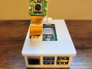 Raspberry Pi 5 AI Module Case with Camera Mount