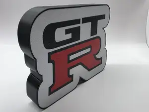 GTR logo light box