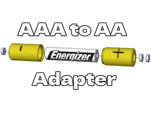 AAA to AA Battery Adapter | Battery Holder