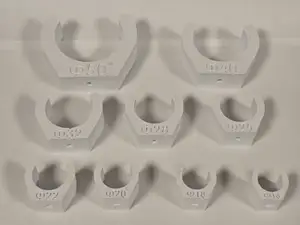 Heavy-Duty Pipe Clips (M4) | 16-50mm Set