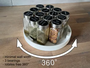 Minimal Rotating Plate (Slim Version)
