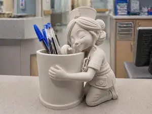 Cute Nurse Penholder Deco