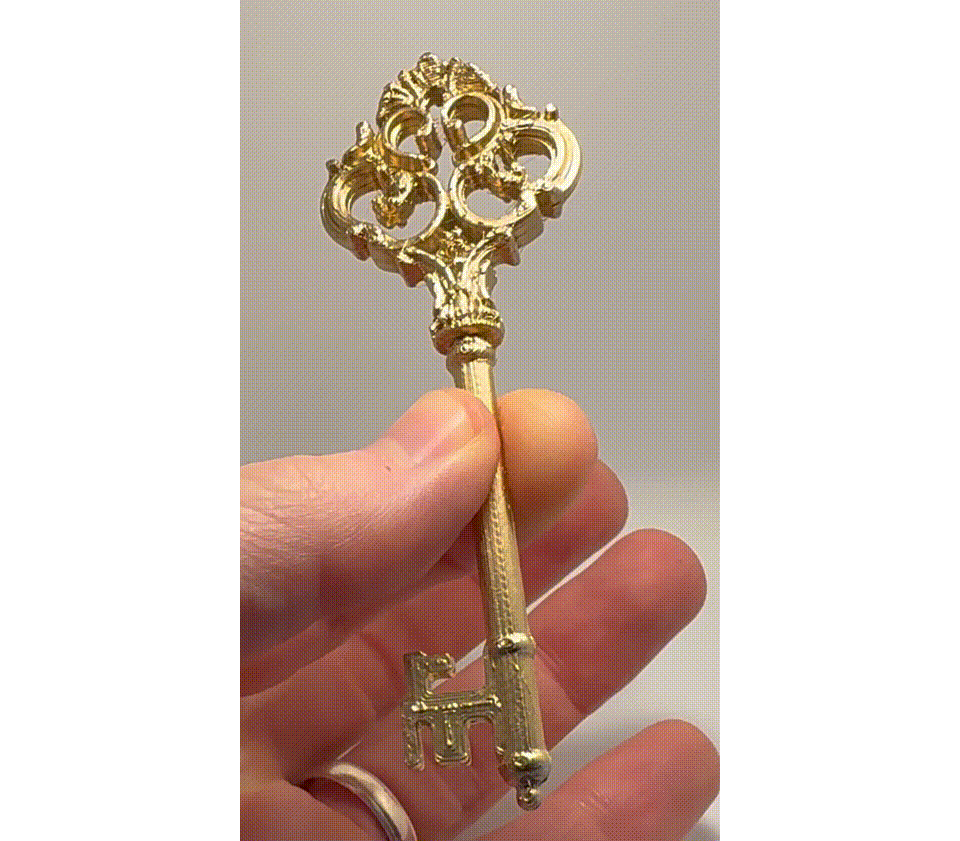 Royal Ornate Decorative Treasure Key