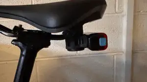 Bike saddle rear Light mount with Airtag holder