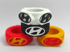 Hyundai Logo Keychain