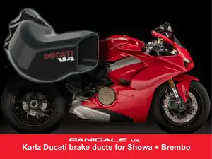 Karlz NEW Ducati V4 Air Ducts With Mount Plate!