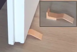 Door Stopper with Spring Mechanism