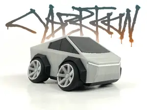 Tooned CYBERTRUCK - Model kit