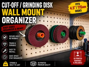 4.5" Grinding/Cutting Disk Wall Organizer