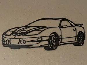 Trans AM WS6 wall art silhouette