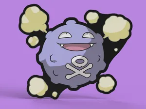 Koffing Wall Art
