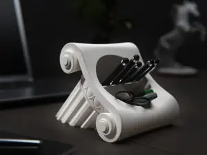 Greek desk organizer