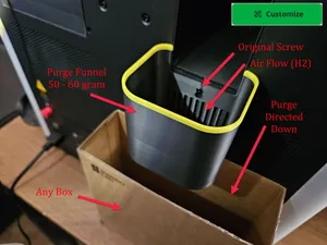Purge Funnel - Customize or ready print (P1/P2/H2)