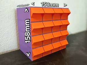 Lightweight Hardware organizer - fall protection
