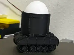 Frühstückspanzer – Eierhalter im Kettenpanzer