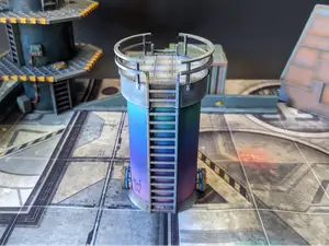 12 oz Soda Can Industrial Tower Terrain Set