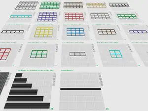 Gridfinity Baseplate Complete System and Spacers