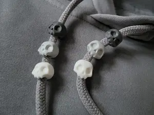 Cute Skull - Drawstring Beads
