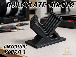 Druckplatten Halter Anycubic Kobra 3