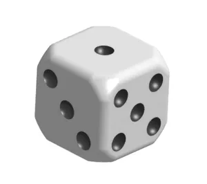Dice 16mm Rounded Corners (6 Sides)
