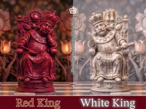 The Royal Duo: Red King & White King