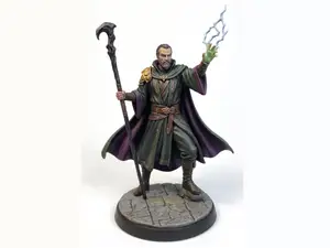 Khelben “Blackstaff” Arunsun D&D Miniature (50mm)