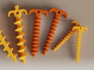 Windproof Heavy Duty Sand Pegs Stakes @ 19mm HEX