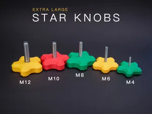 Extra Large Star Knobs