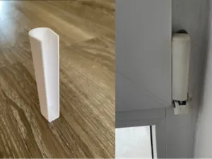 Abdeckung Fensterscharnier unten