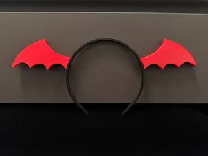 No AMS Halloween Demon Wing/Horn Hairband headband