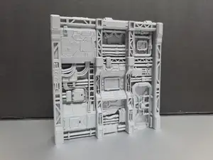 Sci-Fi Scene - Base Interior Wall Panel type F