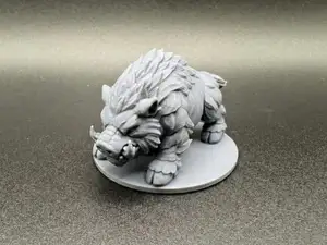 Dire Boar - Tabletop Miniature (Removable Base)