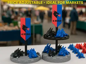 Stackable Dragon display Tower Display