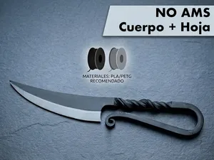 Cuchillo Medieval Forjado (No AMS)