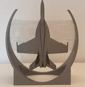 F18e SuperHornet UP - String Art