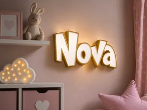 Insegna Led 3D Personalizzata Lightbox - "Nova"
