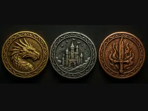 D&D-Spielmünzen