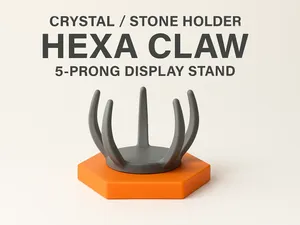 Crystal / Stone Holder – HexaClaw Display Stand
