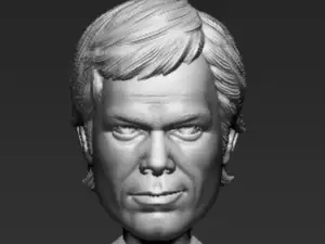 Dexter from TV Series caricature statue