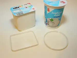 Quark yogurt lid