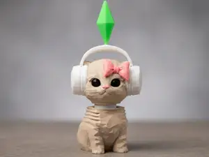 Bobblehead sims cat AMS ultimate version