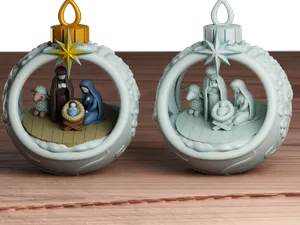 Christmas Bauble Nativity