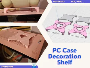 Decorative shelf on PC Case