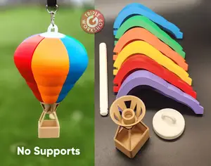 Hanging Hot Air Balloon - No Supports