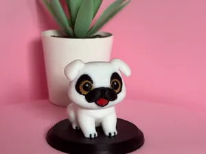 Adorable Pug Dog