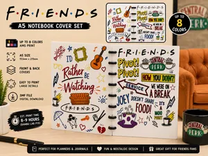A5 Sitcom Coffee House Notebook Cover